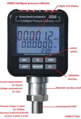 Ultra-hohe Genauigkeit 0,025% Labor-Master-Gauge für Gasöl- und Wasserdrucküberwachung
