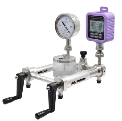 Anpassung der Auflösung 0,1 kPa Portable Hydraulic Pressure Test Pump HS711A mit 2,6 kg Gewicht