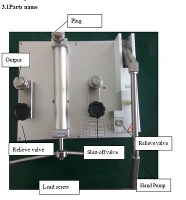 Körper aus Edelstahl HS721 Handhaltepumpe Luftdruckkalibrator für Industrie