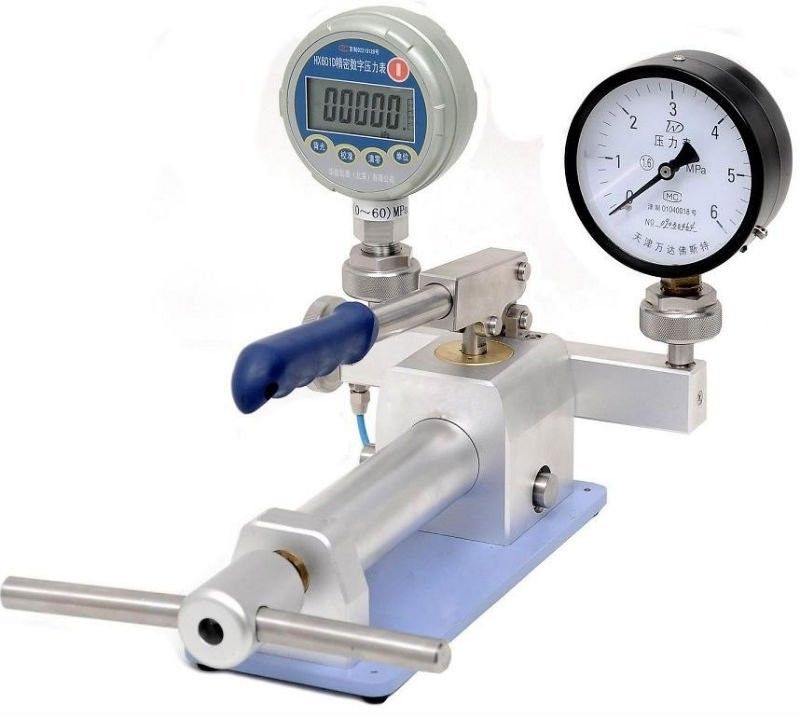 OEM unterstützt HX673A manueller pneumatischer Luftdruckkalibrator Druckbereich -0,95-60 bar